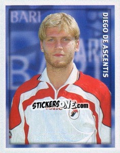 Sticker Diego de Ascentis - Calcio 1998-1999 - Merlin