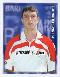 Sticker Gionatha Spinesi - Calcio 1998-1999 - Merlin
