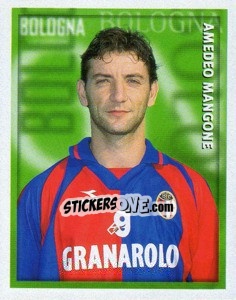Figurina Amedeo Mangone - Calcio 1998-1999 - Merlin