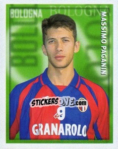 Sticker Massimo Paganin - Calcio 1998-1999 - Merlin