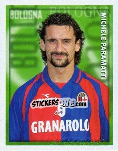 Sticker Michele Paramatti - Calcio 1998-1999 - Merlin