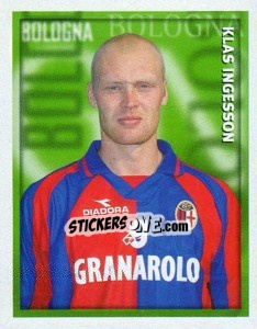 Cromo Klas Ingesson - Calcio 1998-1999 - Merlin