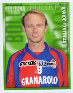 Sticker Davide Fontolan - Calcio 1998-1999 n. 43 - Merlin