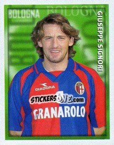 Sticker Giuseppe Signori - Calcio 1998-1999 - Merlin