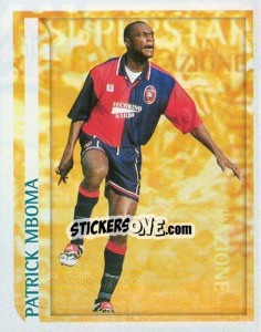 Figurina Patrick Mboma (Superstars in Azione) - Calcio 1998-1999 - Merlin