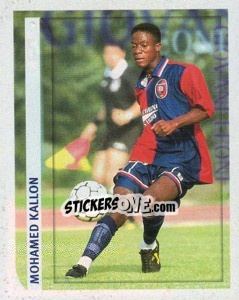 Figurina Mohamed Kallon (Giovani Leoni) - Calcio 1998-1999 - Merlin