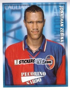 Figurina Jonathan Zebina - Calcio 1998-1999 - Merlin