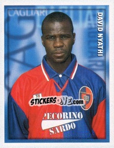 Figurina David Nyathi - Calcio 1998-1999 - Merlin