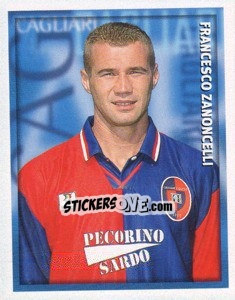 Sticker Francesco Zanoncelli - Calcio 1998-1999 - Merlin