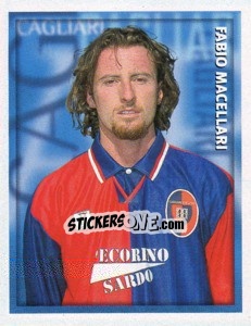 Figurina Fabio Macellari - Calcio 1998-1999 - Merlin