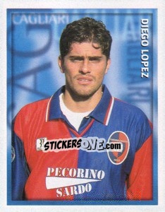 Sticker Diego Lopez - Calcio 1998-1999 - Merlin