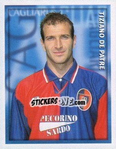 Sticker Tiziano de Patre - Calcio 1998-1999 - Merlin
