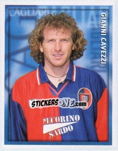 Sticker Gianni Cavezzi - Calcio 1998-1999 - Merlin