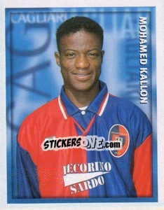 Figurina Mohamed Kallon - Calcio 1998-1999 - Merlin