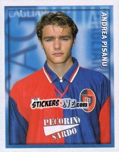 Cromo Andrea Pisanu - Calcio 1998-1999 - Merlin