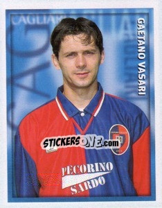 Cromo Gaetano Vasari - Calcio 1998-1999 - Merlin