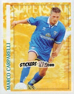 Figurina Marco Carparelli (Superstars in Azione) - Calcio 1998-1999 - Merlin