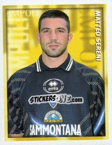 Sticker Matteo Sereni - Calcio 1998-1999 - Merlin