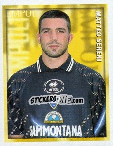 Figurina Matteo Sereni - Calcio 1998-1999 - Merlin