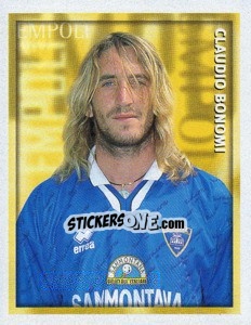 Sticker Claudio Bonomi - Calcio 1998-1999 - Merlin
