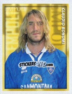 Figurina Claudio Bonomi - Calcio 1998-1999 - Merlin