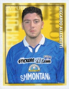 Sticker Riccardo Allegretti - Calcio 1998-1999 - Merlin