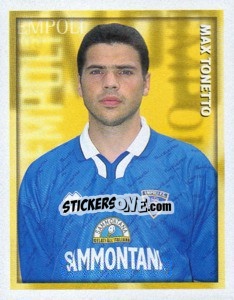 Sticker Max Tonetto - Calcio 1998-1999 - Merlin