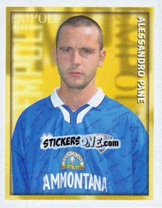 Figurina Alessandro Pane - Calcio 1998-1999 - Merlin
