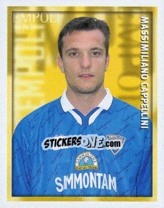 Figurina Massimiliano Cappellini - Calcio 1998-1999 - Merlin