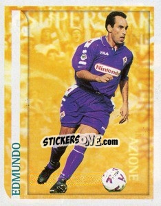 Figurina Edmundo (Superstars in Azione) - Calcio 1998-1999 - Merlin