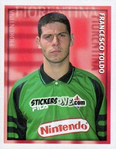 Figurina Francesco Toldo - Calcio 1998-1999 - Merlin