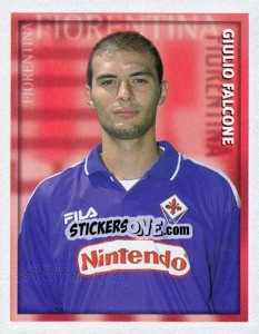 Figurina Giulio Falcone - Calcio 1998-1999 - Merlin