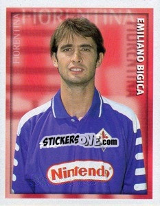 Cromo Emiliano Bigica - Calcio 1998-1999 - Merlin