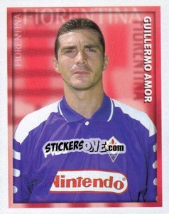 Sticker Guillermo Amor - Calcio 1998-1999 - Merlin
