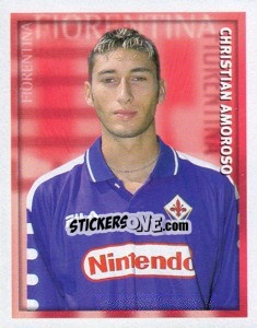 Sticker Christian Amoroso - Calcio 1998-1999 - Merlin