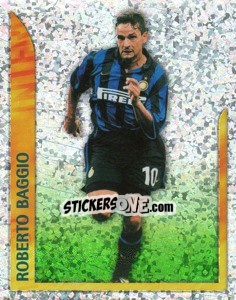 Sticker Roberto Baggio (Superstars in Azione) - Calcio 1998-1999 - Merlin