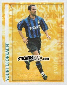 Figurina Youri Djorkaeff (Superstars in Azione) - Calcio 1998-1999 - Merlin