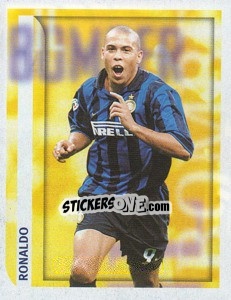 Figurina Ronaldo (Il Bomber) - Calcio 1998-1999 - Merlin