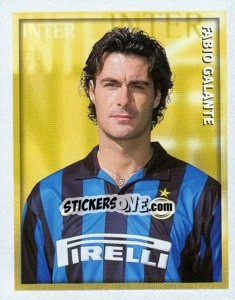 Figurina Fabio Galante - Calcio 1998-1999 - Merlin