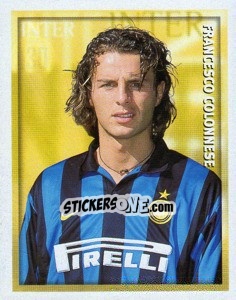 Sticker Francesco Colonnese - Calcio 1998-1999 - Merlin