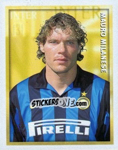 Sticker Mauro Milanese - Calcio 1998-1999 - Merlin