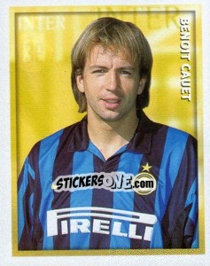 Figurina Benoit Cauet - Calcio 1998-1999 - Merlin