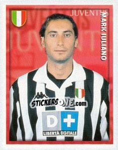 Figurina Mark Iuliano - Calcio 1998-1999 - Merlin