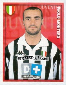 Sticker Paolo Montero - Calcio 1998-1999 - Merlin