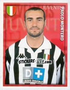 Figurina Paolo Montero - Calcio 1998-1999 - Merlin