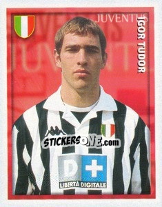 Sticker Igor Tudor - Calcio 1998-1999 - Merlin