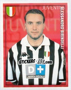 Figurina Alessandro Birindelli - Calcio 1998-1999 - Merlin