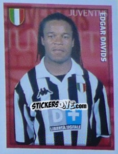 Sticker Edgar Davids - Calcio 1998-1999 - Merlin