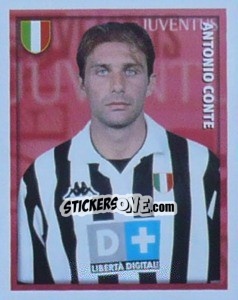 Sticker Antonio Conte - Calcio 1998-1999 n. 163 - Merlin