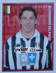 Sticker Alessandro del Piero - Calcio 1998-1999 - Merlin